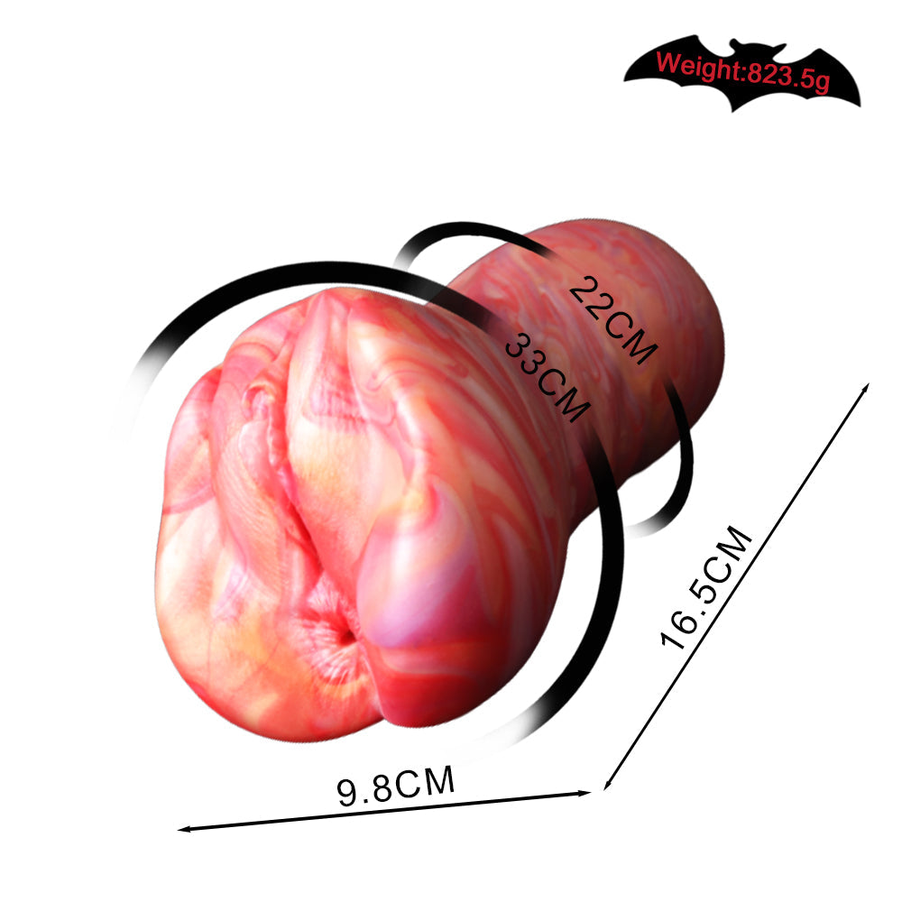 Blood-Toned Pocket Pussy – Lifelike Silicone Fetish Masturbator for Men | Domlust