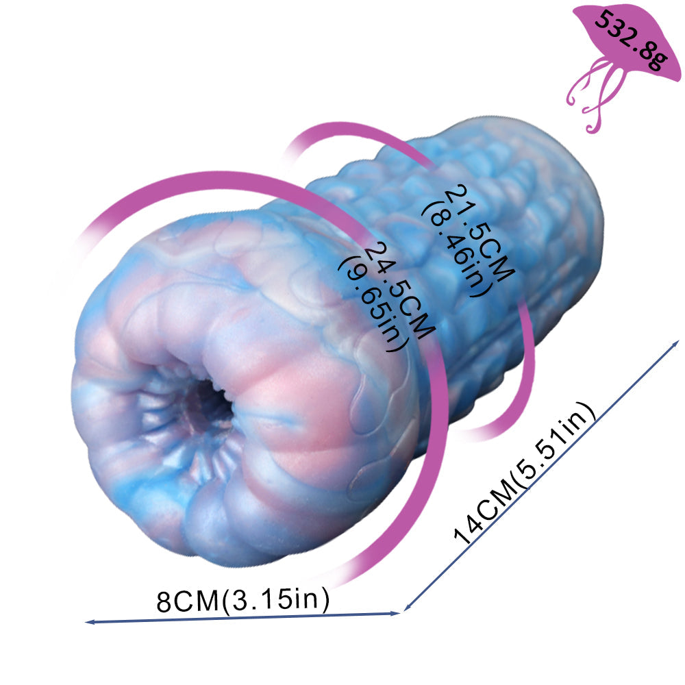 Rainbow Fantasy Pocket Pussy – Alien Swirl Suction Stroker | Domlust