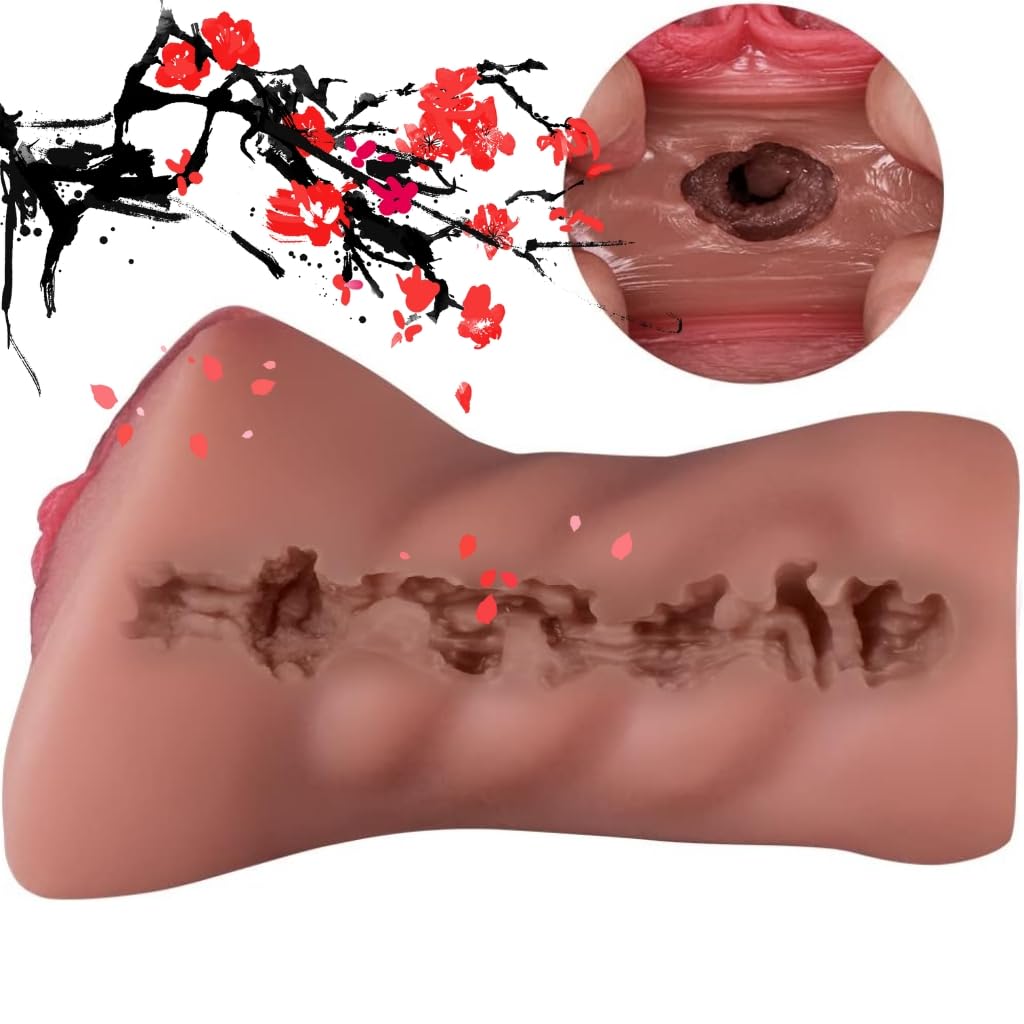Ebony Pocket Pussy – Realistic Vaginal Silicone Masturbator | Domlust NobleSculpt