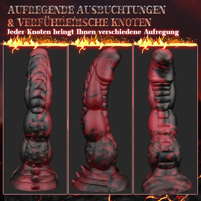 Dickman Realistic Monster Dildos- 8.5'' Knot Exotic Dildos Anal Dildos - Domlust Premium Silicone Sex Toys