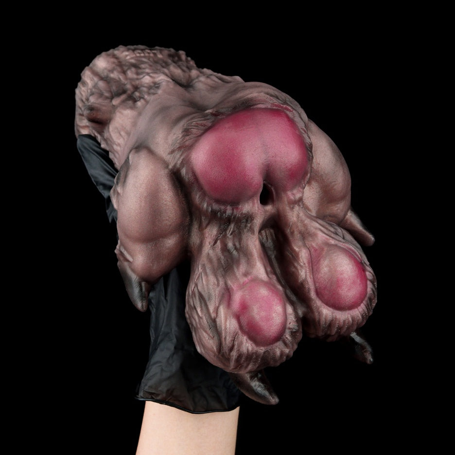 Jackal Dune Wolf Claw Pocket Pussy – Alien Beast Platinum Silicone Male Sex Toy