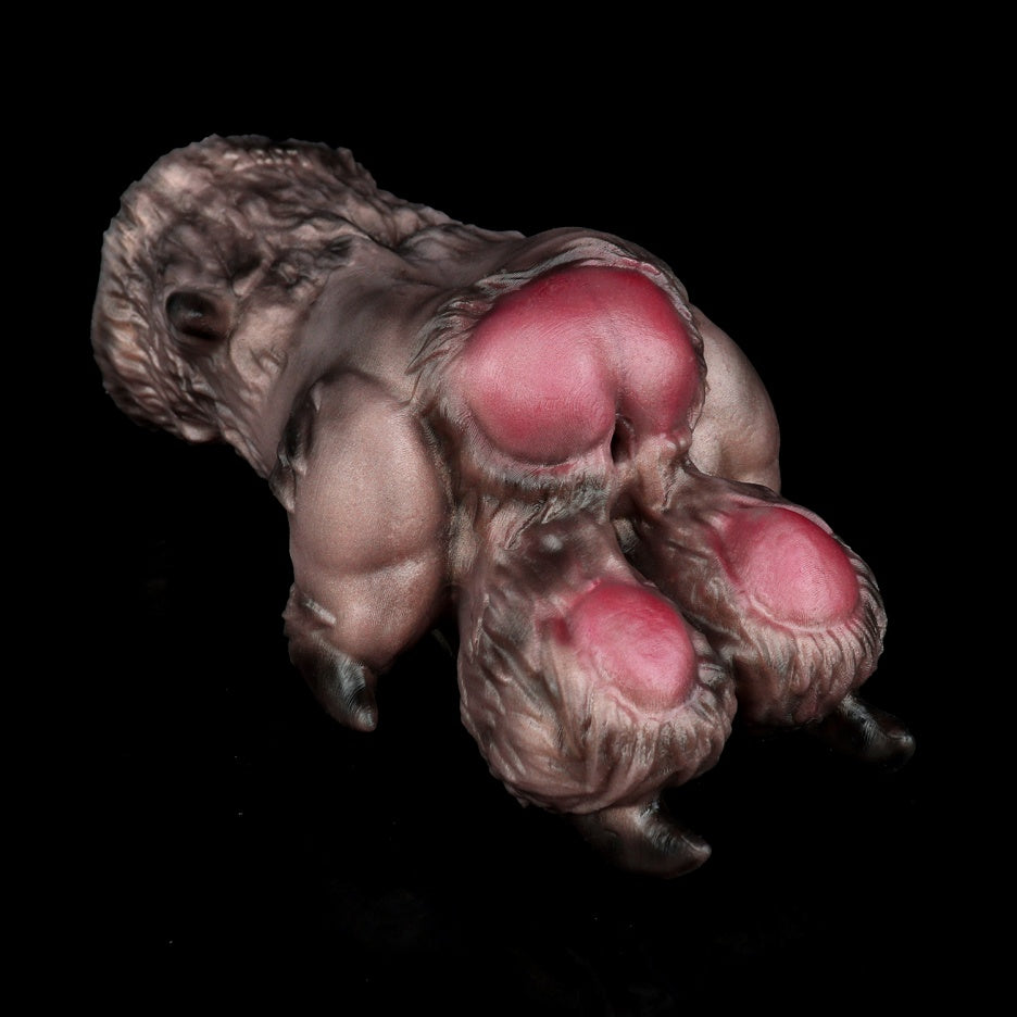 Jackal Dune Wolf Claw Pocket Pussy – Alien Beast Platinum Silicone Male Sex Toy