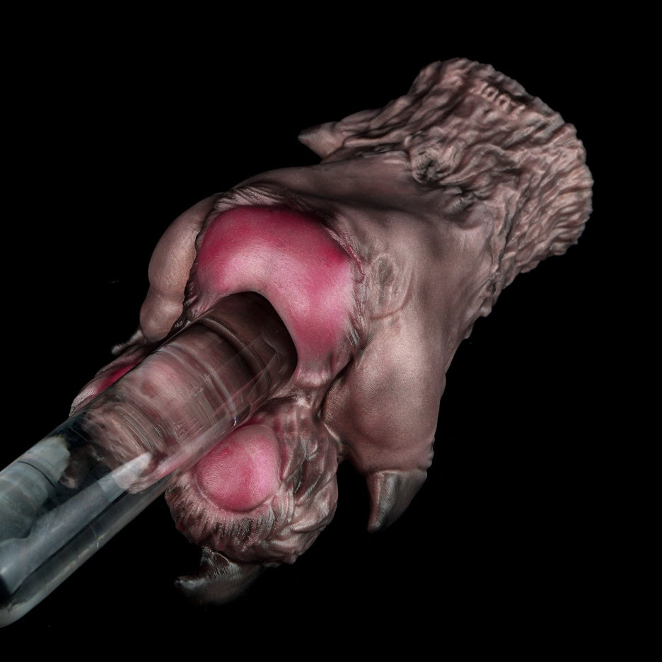 Jackal Dune Wolf Claw Pocket Pussy – Alien Beast Platinum Silicone Male Sex Toy