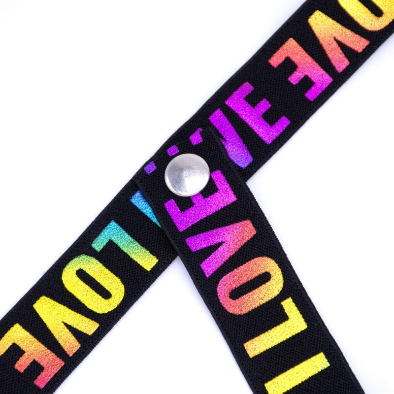 Three-Way Support Strap | Sparkle Series Adjustable Support Harness with LOVE Design