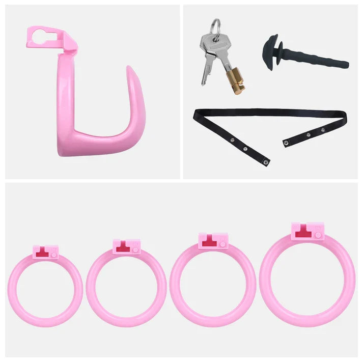 Semi-Open Male Chastity Cage – ABS Resin