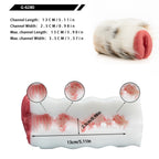 Snow Leopard Furry Pocket Pussy – Detachable Fur Animal Masturbator | Platinum Silicone