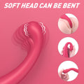 Insertable G-Spot Vibrating and Sucking Magic Wand – Female Anal and Vaginal Silicone Stimulator
