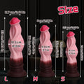 Huge Pink Fantasy Horse Dildo – Platinum Silicone Knotted Monster Cock Fetish Toy | Domlust
