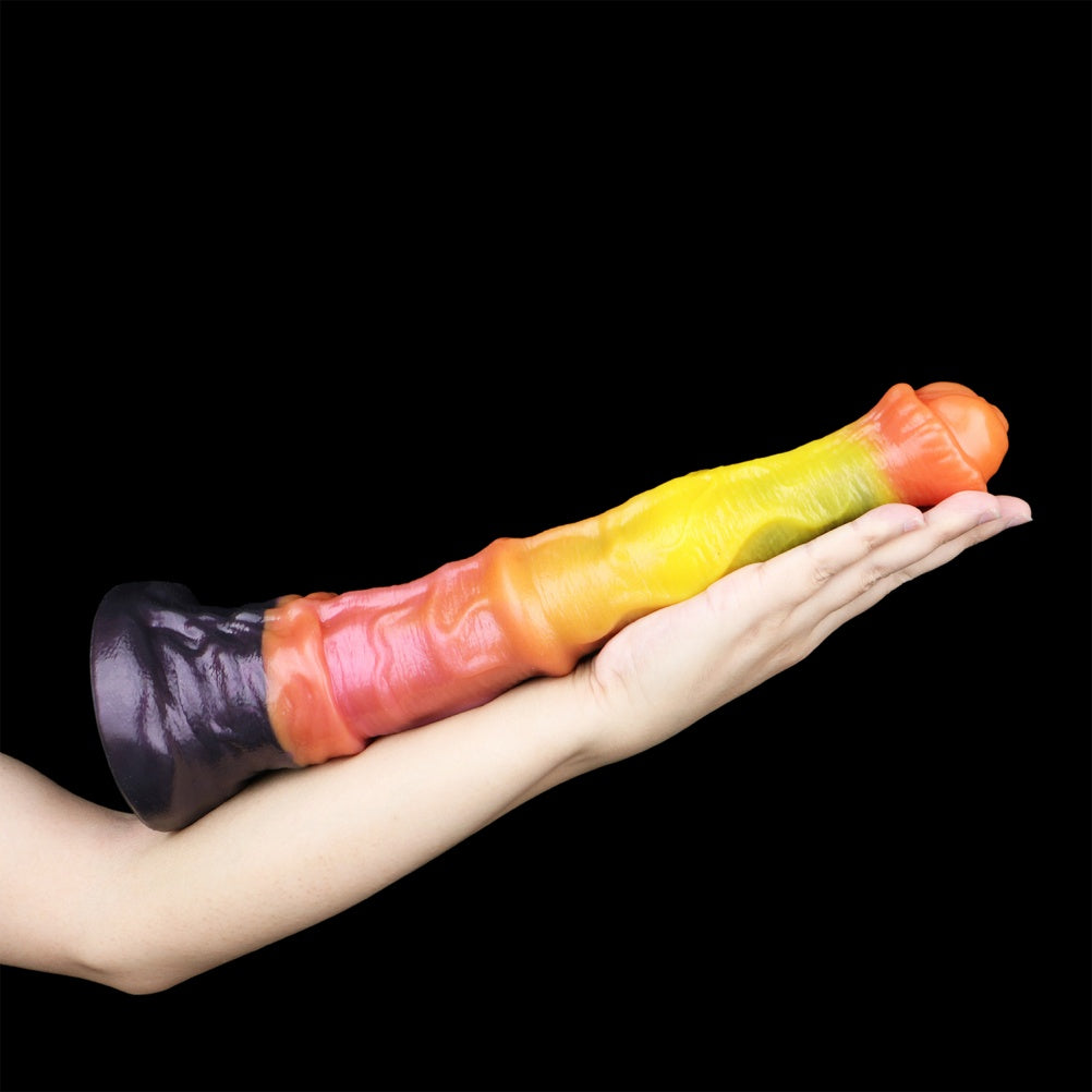 Domlust Wild Gallop Horse Dildo – Dual Density Silicone Giant Fantasy Cock with Suction Base
