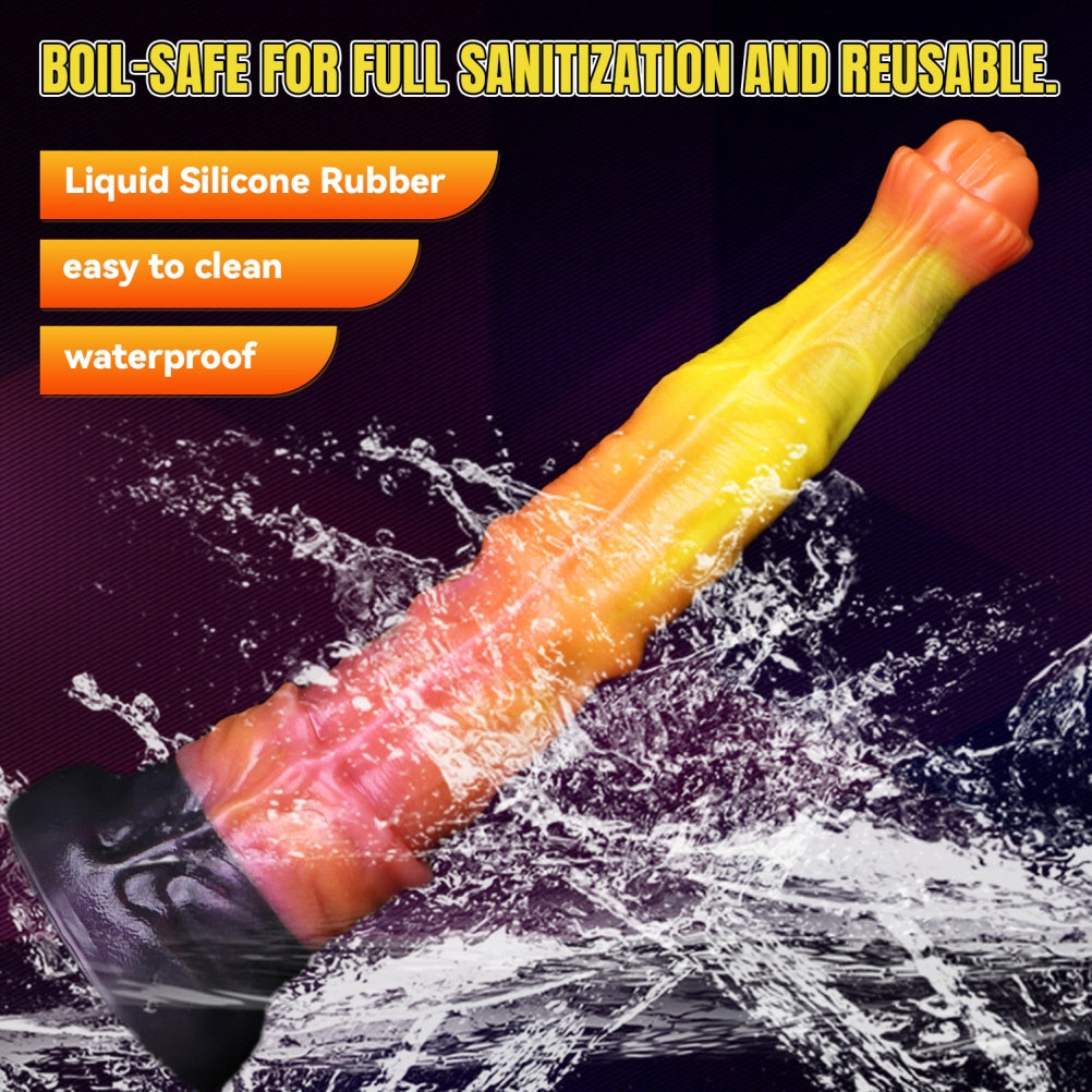 Domlust Wild Gallop Horse Dildo – Dual Density Silicone Giant Fantasy Cock with Suction Base