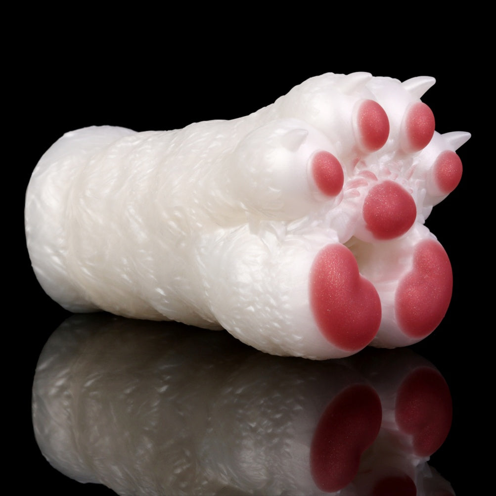 Fantasy Cat Paw Animal Pussies Furry Sex Doll - Male Plush Silicone Penis Masturbation Cup