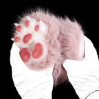 Fantasy Cat Paw Animal Pussies Furry Sex Doll - Male Plush Silicone Penis Masturbation Cup