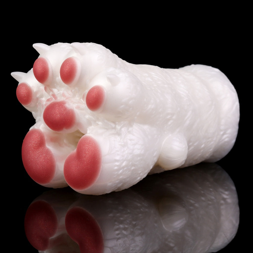 Fantasy Cat Paw Animal Pussies Furry Sex Doll - Male Plush Silicone Penis Masturbation Cup