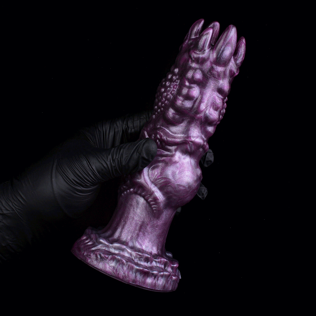 Tentacle Crown Ovipositor– Monster Fetish Fantasy Dildo with Silicone Eggs & Suction Cup