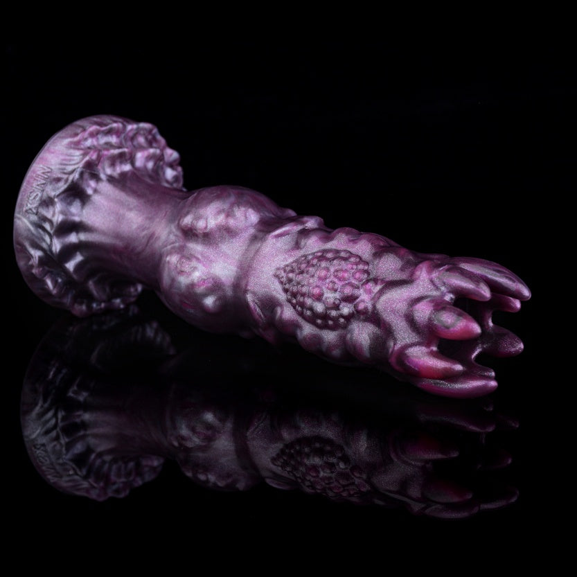 Tentacle Crown Ovipositor– Monster Fetish Fantasy Dildo with Silicone Eggs & Suction Cup
