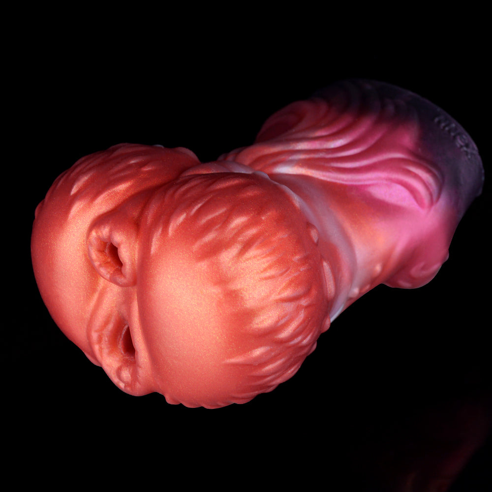 Dual Pussy Sleeve Mini Sex Doll Torso — Lifelike Silicone Pocket Masturbator for Men