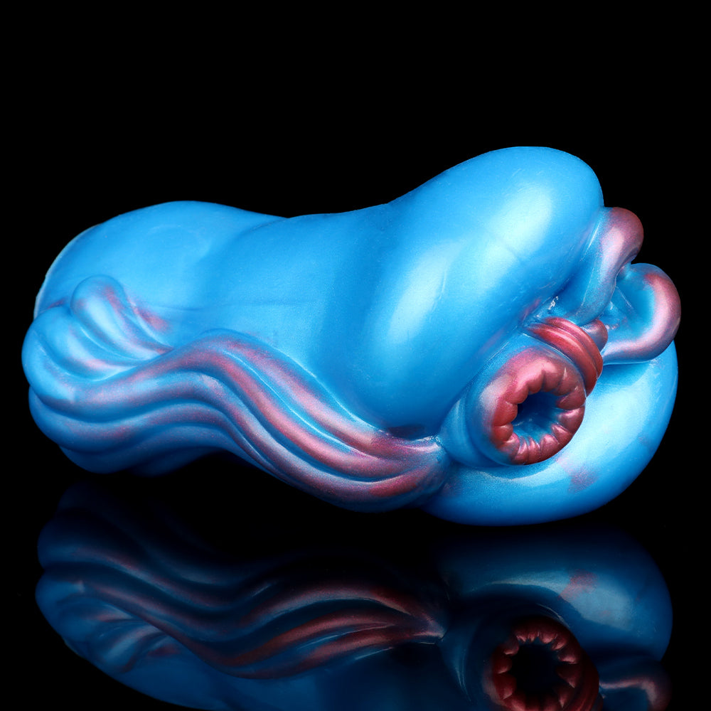 Horse Pussy Vibrating Masturbator — Dual-Entry Animal Pocket Pussy with Bullet Vibrator by Domlust