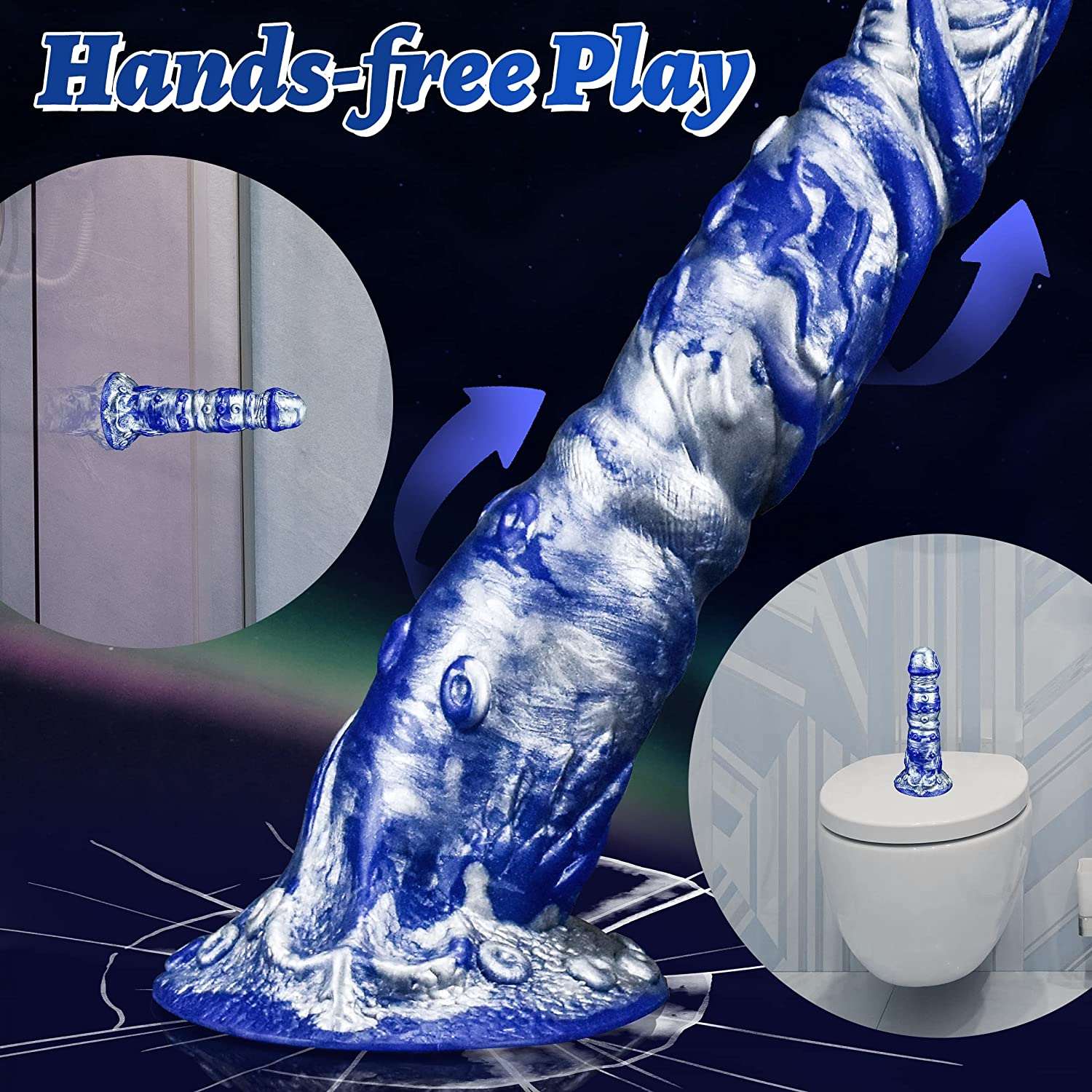 Oceanic Dreams Exotic Fantasy Dildos - 8 inch Drake Dick Monsterdildo Women Masturbator
