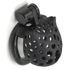 Cat-Shaped Resin Chastity Cage – Lightweight (75g), Breathable, 4 Ring Sizes, Pink or Black