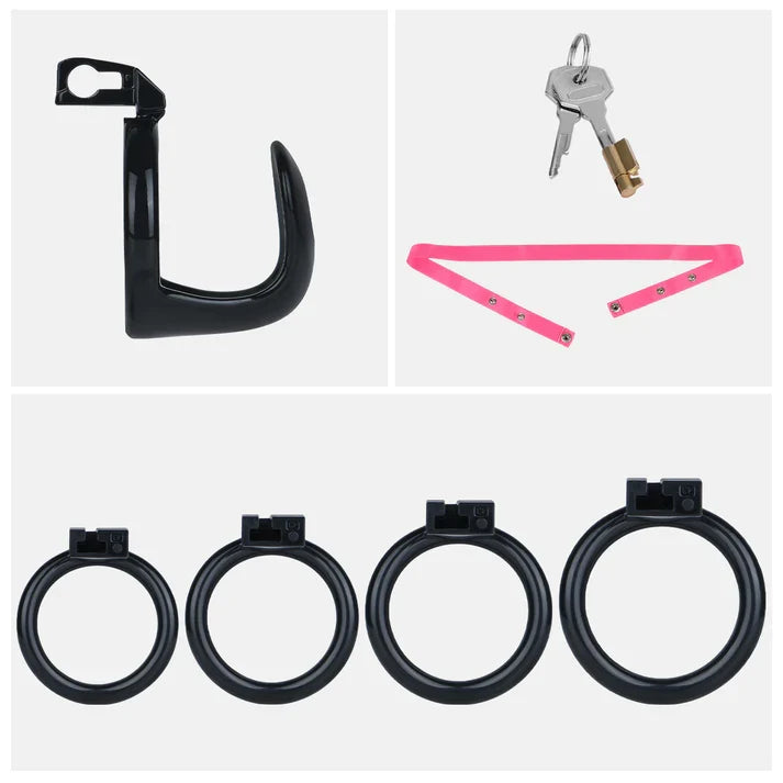 Semi-Open Male Chastity Cage – ABS Resin