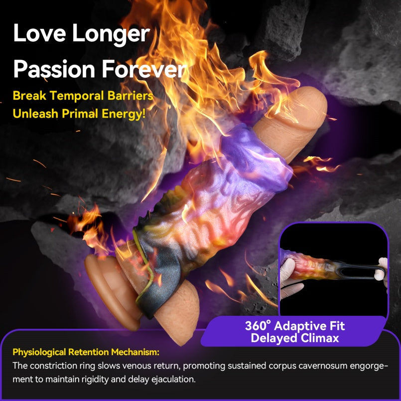 Fantasy 5-Inch Cock Sleeve – Silicone SexToys for Male Intense Pressure and Penetration Control