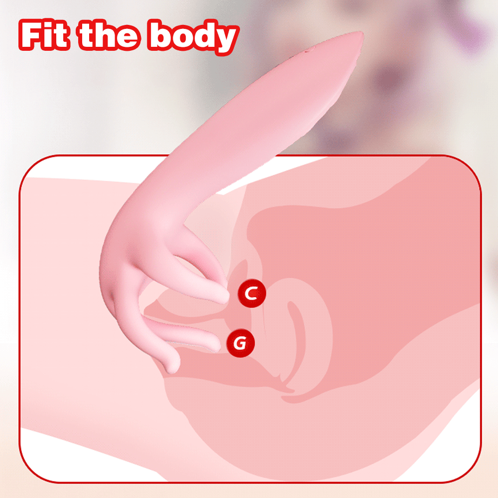 Finger Vibrator Sex Toys for Women - Realistic Pink Breast Vaginal Prostate Massager Novelty Gift