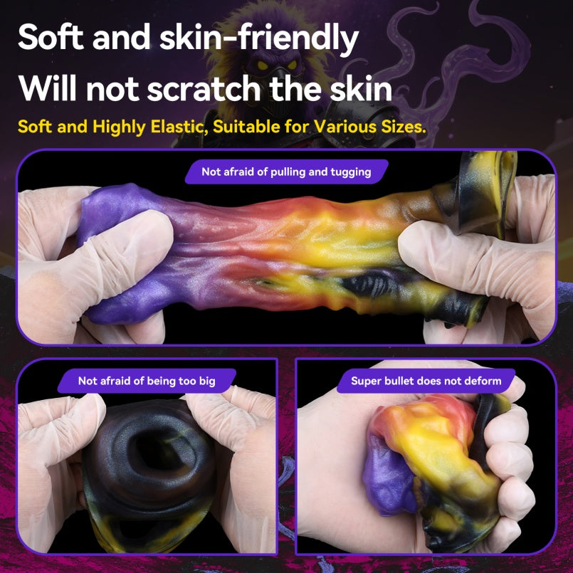 Fantasy 5-Inch Cock Sleeve – Silicone SexToys for Male Intense Pressure and Penetration Control