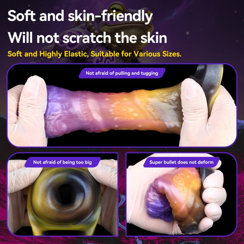 Insect Carapace Fantasy Penis Sleeve – Silicone Sex Toys for Male Enhancement and Prolonged Penetration