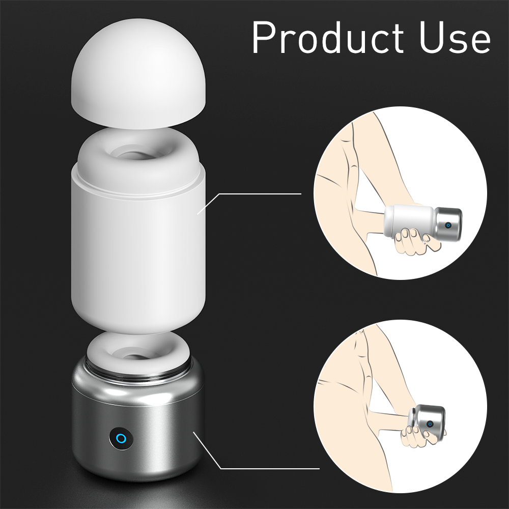 Multifunctional Vibrating Blowjob Masturbator - Male Penis Massage Fleshlight Pocket Pussy