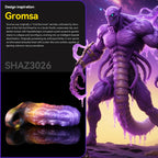 4.5‑Inch Insectoid Fantasy Penis Sleeve – Spiral Silicone Extender in Purple‑Orange Gradient