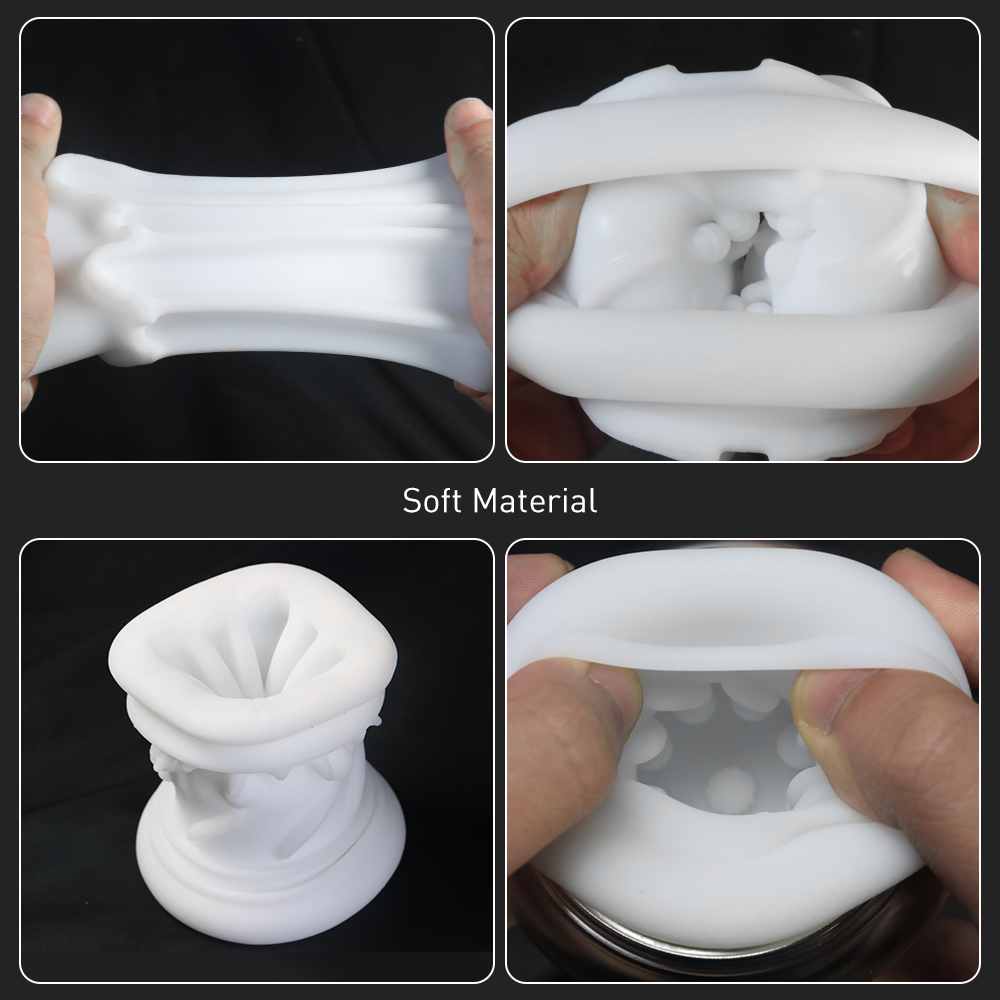 Multifunctional Vibrating Blowjob Masturbator - Male Penis Massage Fleshlight Pocket Pussy