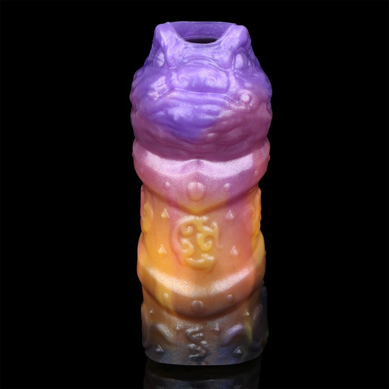 Insect Carapace Fantasy Penis Sleeve – Silicone Sex Toys for Male Enhancement and Prolonged Penetration