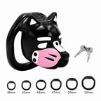 Puppy Head Chastity Cage