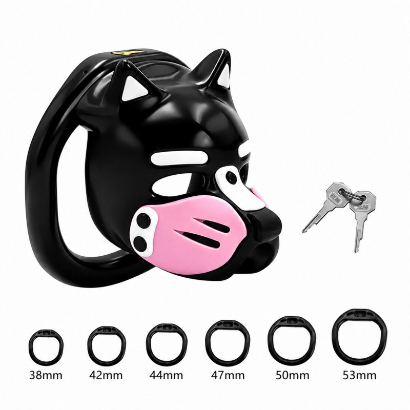 Puppy Head Chastity Cage