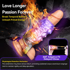 4.5‑Inch Insectoid Fantasy Penis Sleeve – Spiral Silicone Extender in Purple‑Orange Gradient