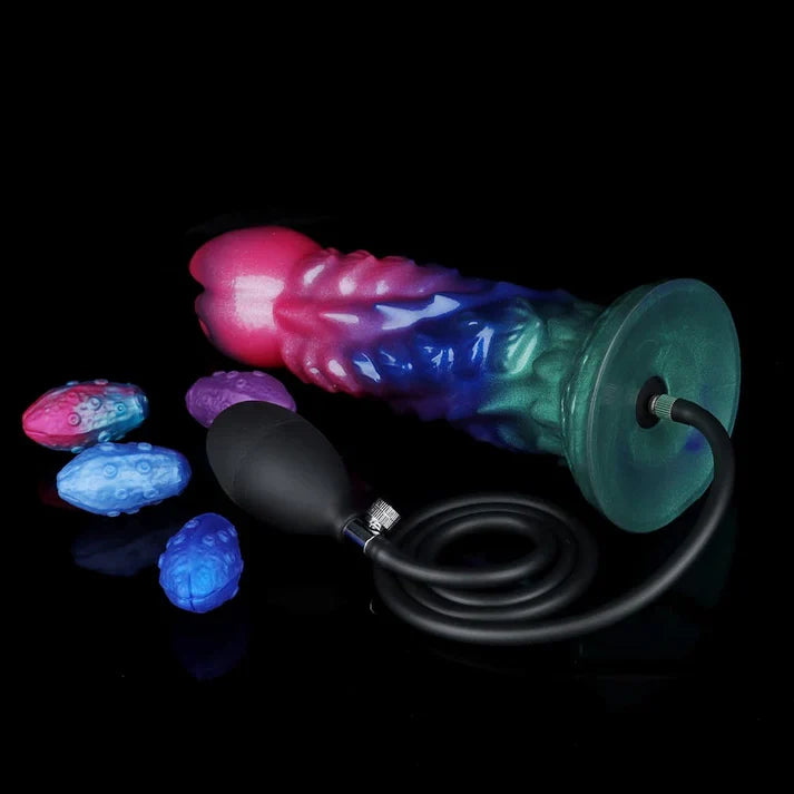 Edwiin Inflatable Ovipositor Dildo with 4 Eggs – Fantasy Egg Laying Fetish Toy
