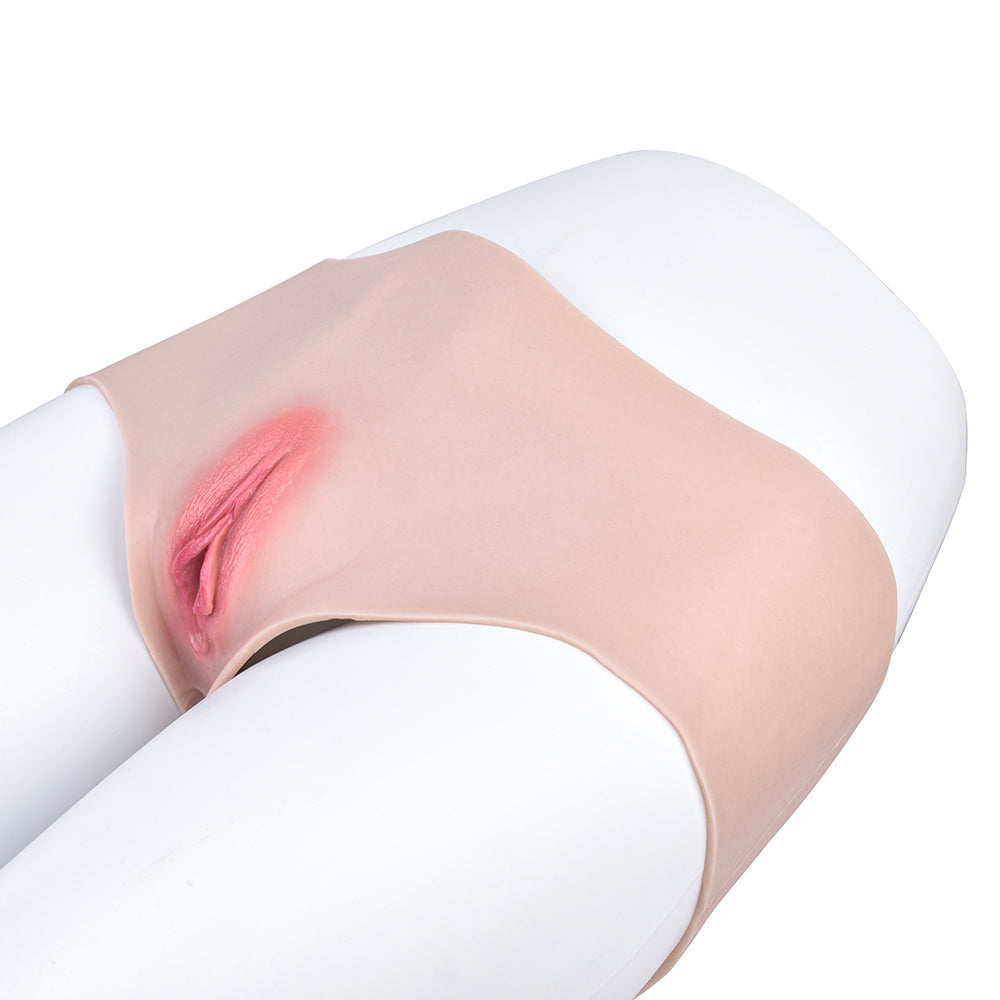 Life Size Silicone Pussy Panty - Realistic Pussies Briefs Underwear Sex Toys for Men Gay Play