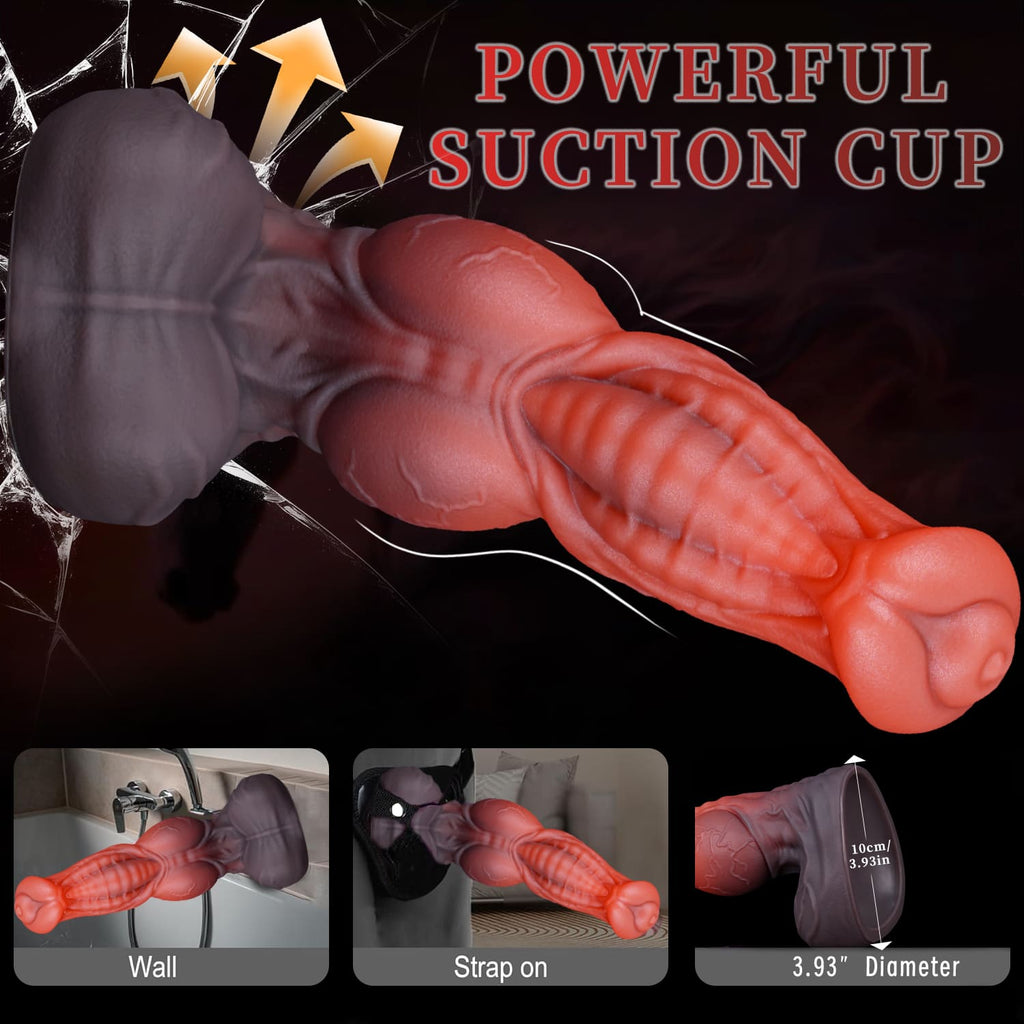 Ghostrunner - Silicone Fantasy Centaur Dildo -  Knot Dildo
