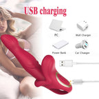 Lip-Shaped G-Spot Vibrator Dildo - Handheld Key to Powerful Vaginal Orgasms Sex Toys for Women
