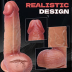 Realistic Squirting Dildo 8.6 Inch | Ejaculating Silicone Cock | Domlust