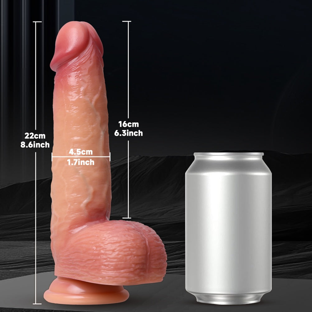 Realistic Squirting Dildo 8.6 Inch | Ejaculating Silicone Cock | Domlust