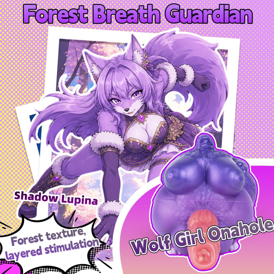 Shadow Lupina Wolf Girl Pocket Pussy – Dual-Channel Dog Dildo Fantasy Mini Sex Doll