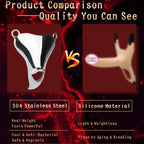 Oral Fantasy Strap-on G-string – Male Chastity Stainless Steel BDSM Toys