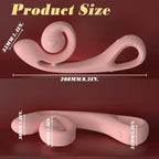 Cloud Labia Spreader Vibrating Dildo - Pink G-Spot Vibrator Prostate Massager Anal Orgasm