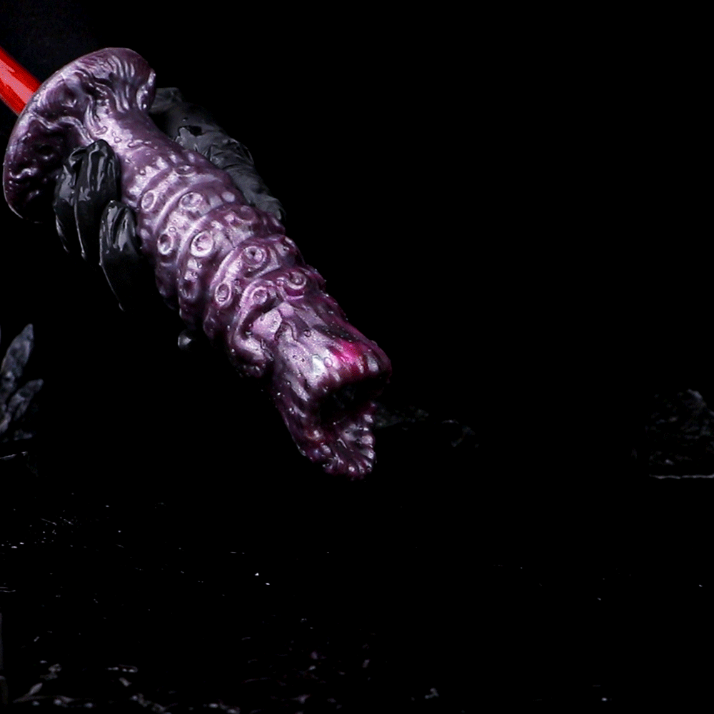 Ovipositor Dildo – Tentacle Monster Platinum Silicone | Egg-Laying Fantasy | Suction Cup | Domlust