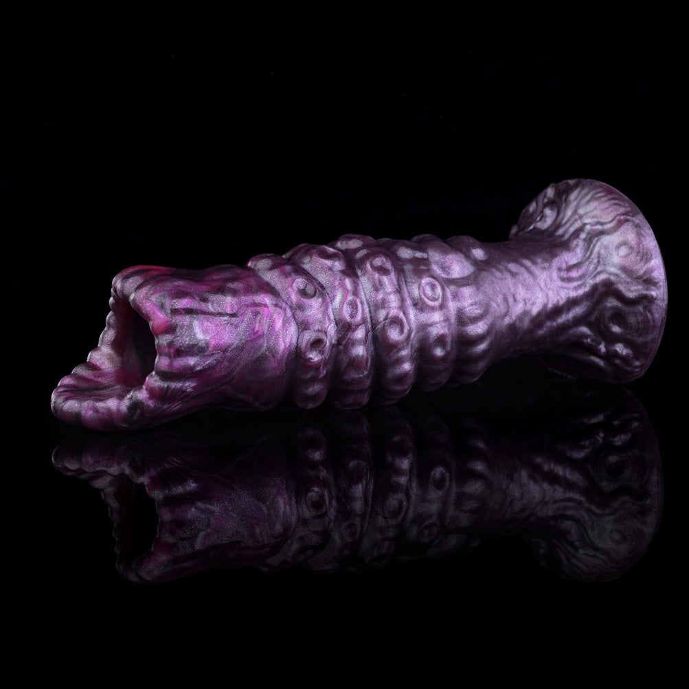 Ovipositor Dildo – Tentacle Monster Platinum Silicone | Egg-Laying Fantasy | Suction Cup | Domlust