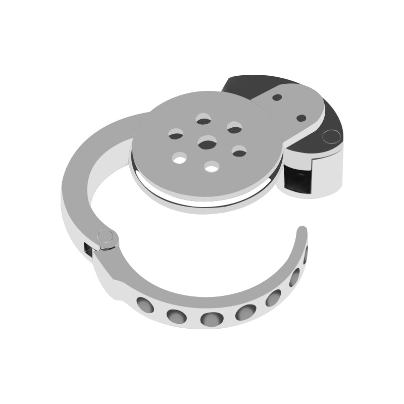 Medical-Grade Stainless Steel Male Chastity Cage | 6-Level Adjustable Cock Cage (32–50mm) | Adult BDSM Sex Toy for Chastity & Bondage Play