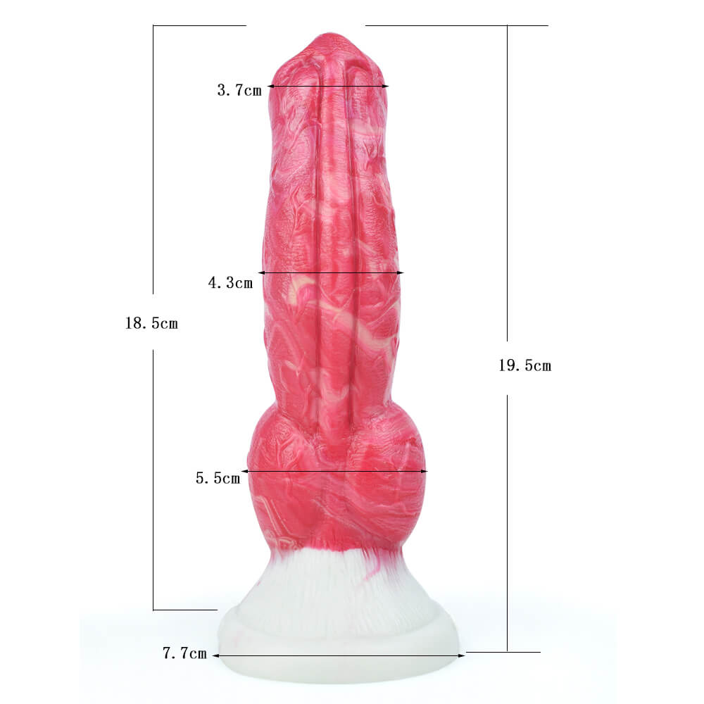 7 Inch Fantasy Dog Dildo with Realistic Knot - Tarisss Sex Toy Store