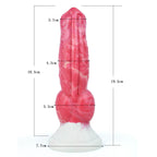 7 Inch Fantasy Dog Dildo with Realistic Knot - Tarisss Sex Toy Store