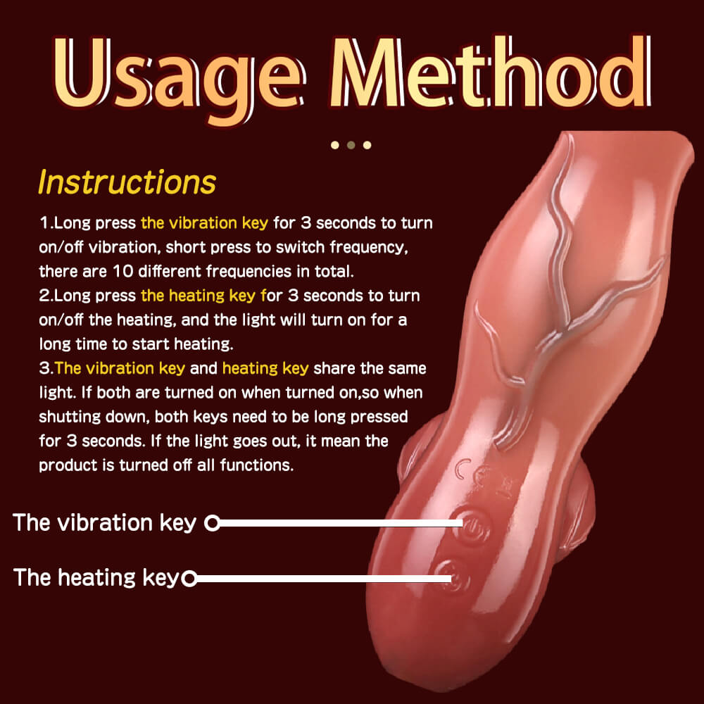 7 Inch Fantasy Dog Knot Vibrating Dildo - Tarisss Sex Toy Store